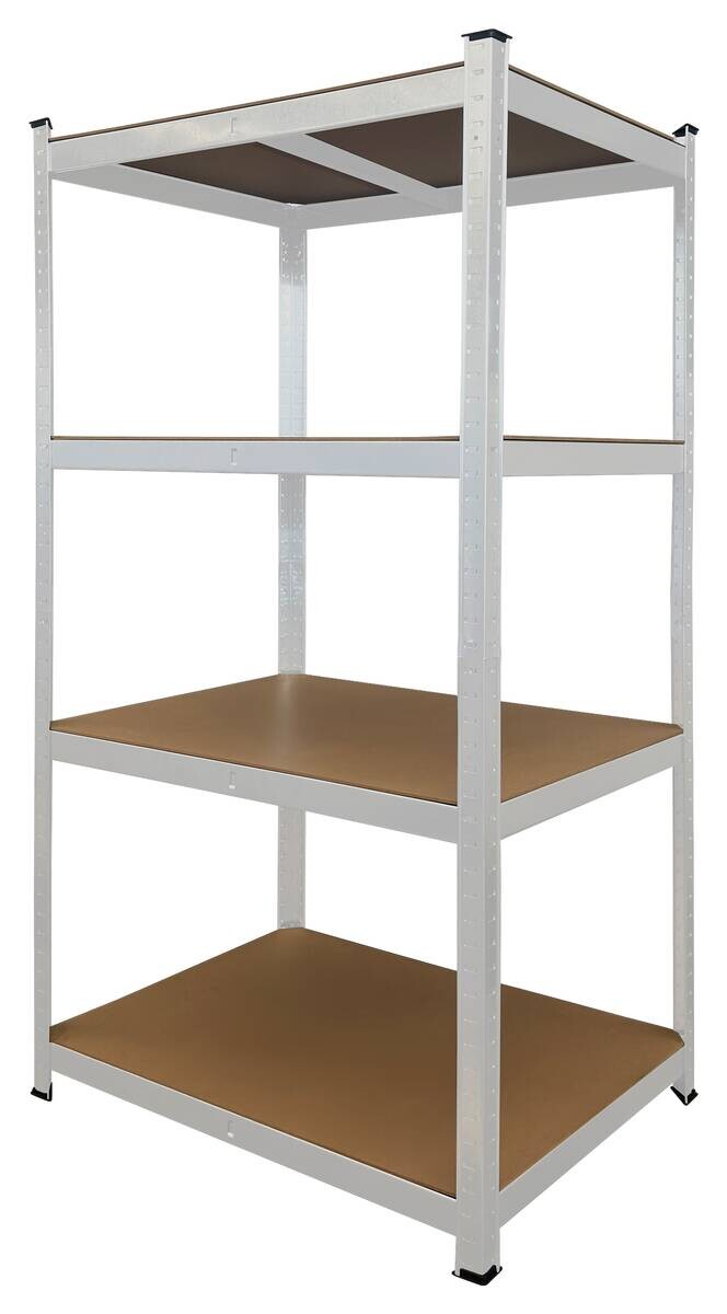 Schwerlaststeckregal weiß B/H/T: ca. 90x160x60 cm Schwerlaststeckregal weiß B/H/T: ca. 90x160x60 cm