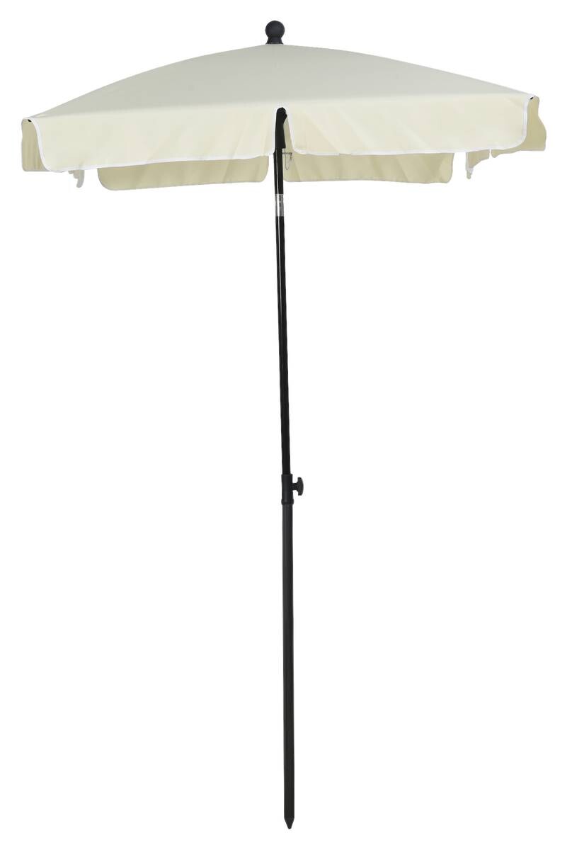 Outsunny Gartenschirm beige Aluminium B/H/L: ca. 125x235x200 cm