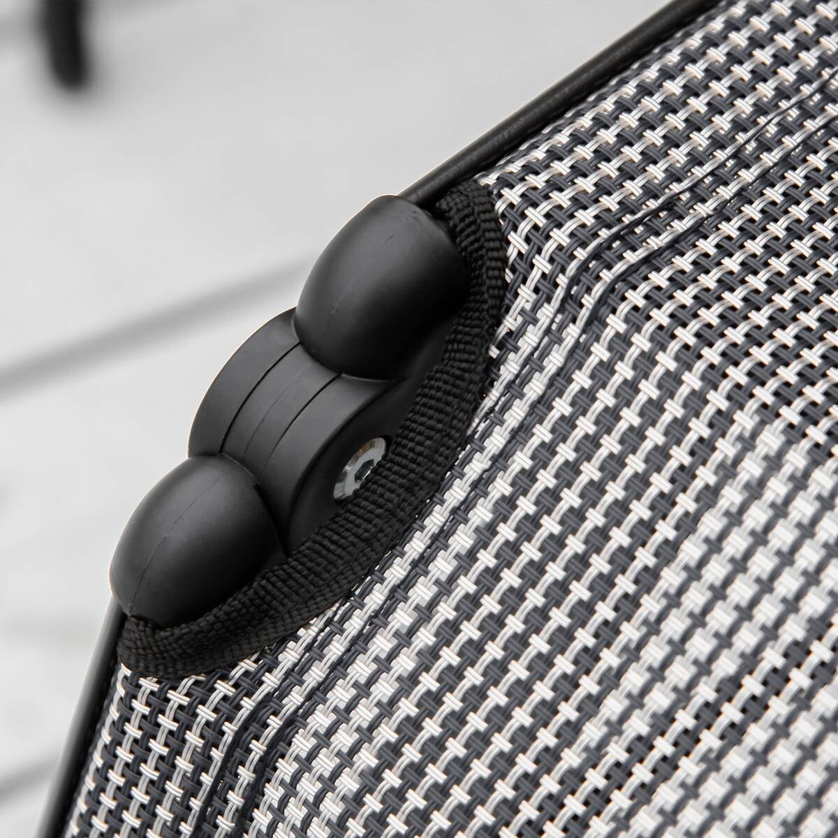 Outsunny Sonnenliege grau Mesh B/H/L: ca. 65x111x70 cm