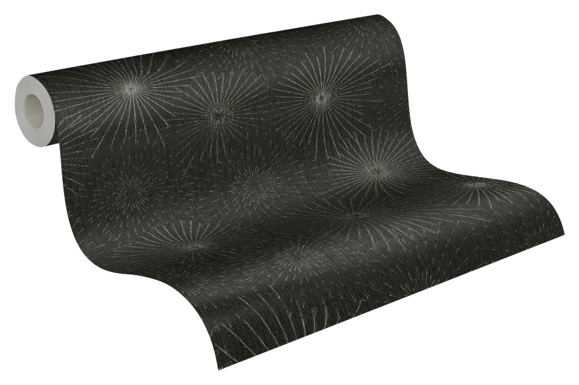 A.S.Creation Vliestapete schwarz silber gold B/H/D: ca. 53x1005x8,2 cm