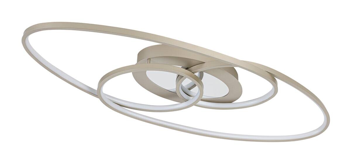 Nolo LED-Deckenleuchte Flow champagner Metall B/H/L: ca. 30x7,5x85 cm