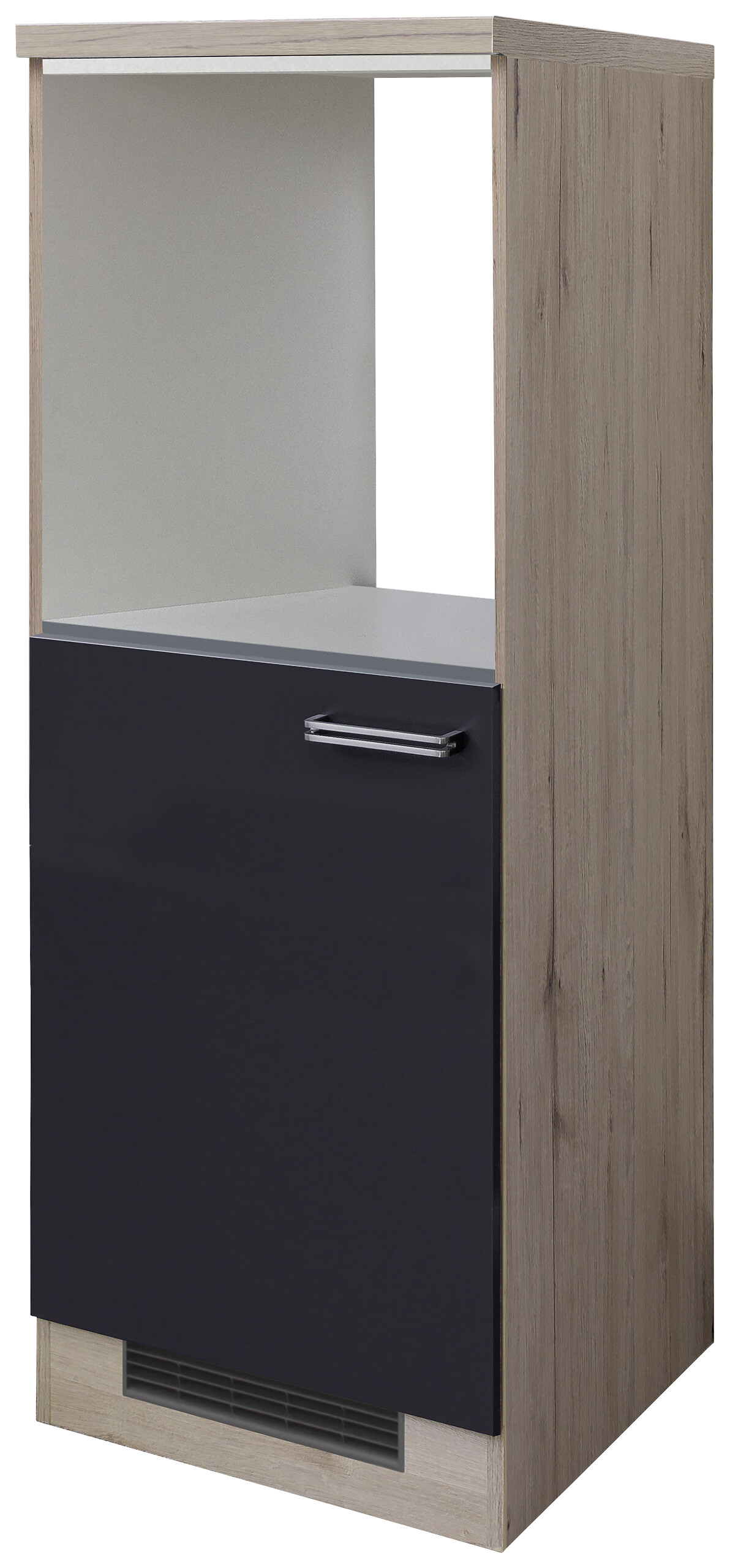 Kühlumbauschrank Elva anthrazit B/H/T: ca. 60x169,5x60 cm