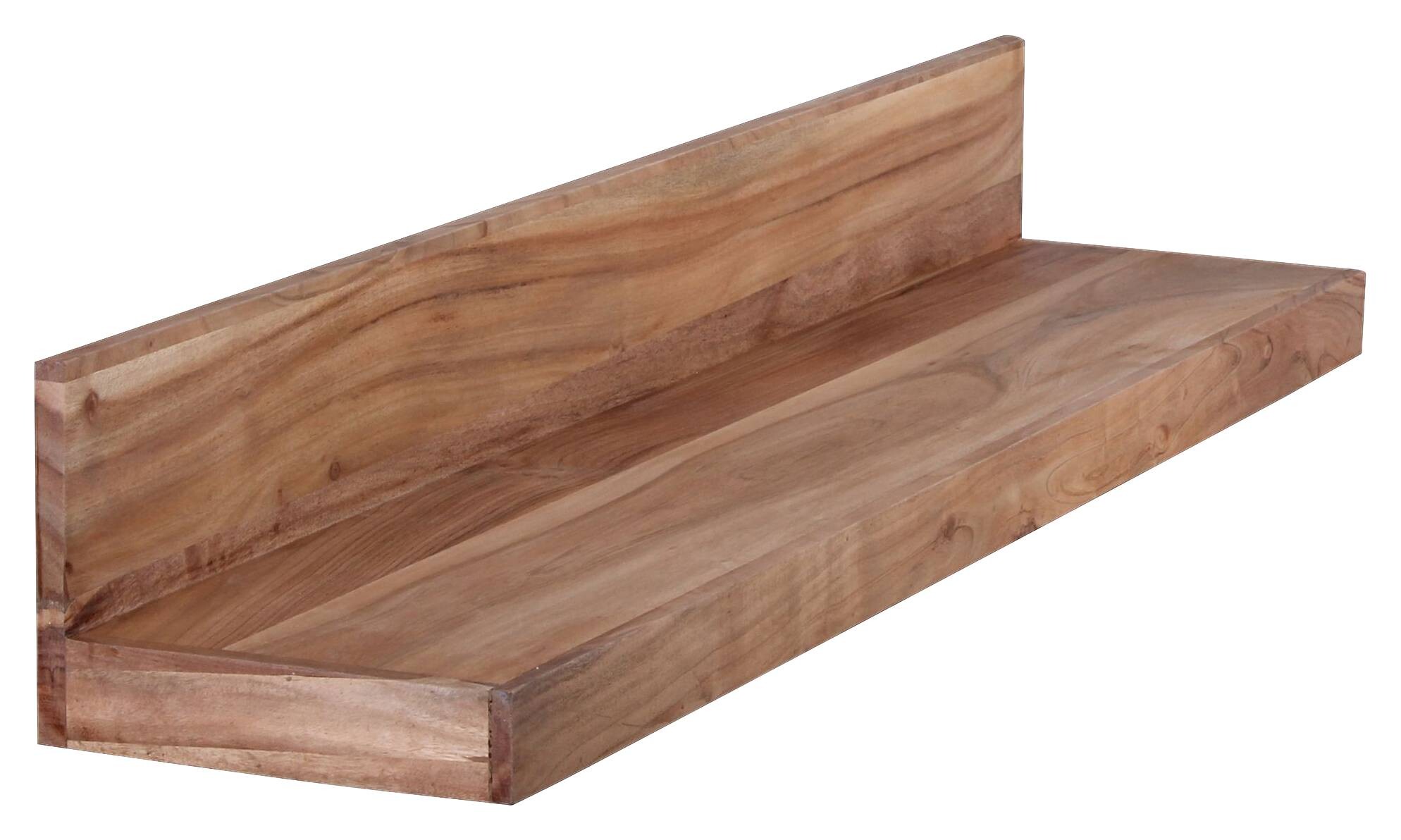 Wandregal natur B/H/T: ca. 110x17x24 cm