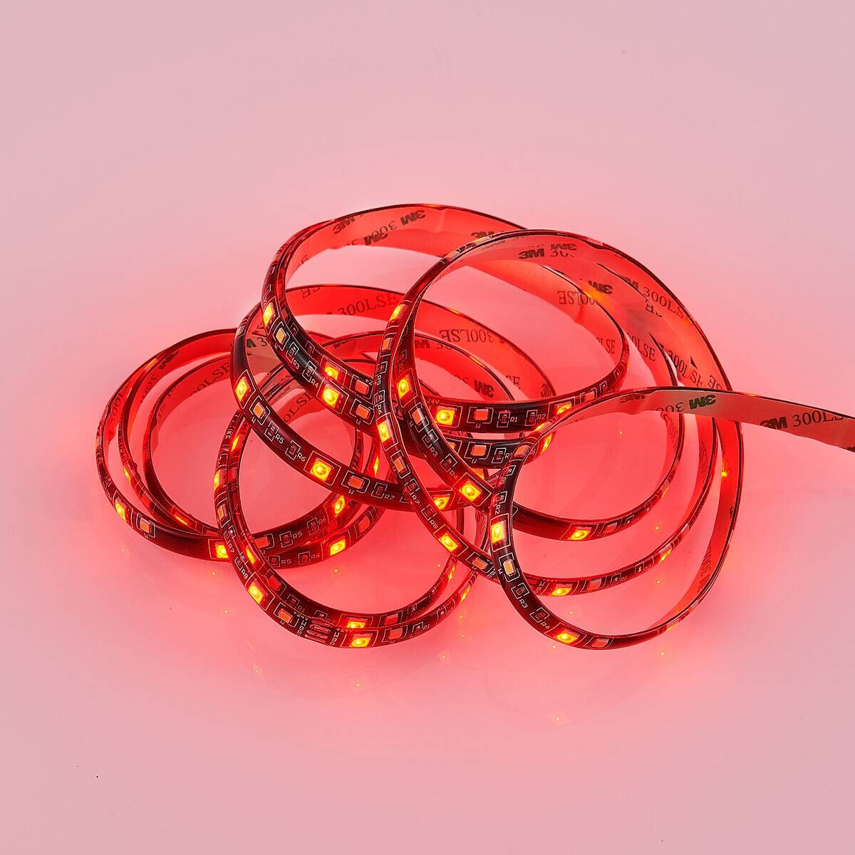 Lichtband schwarz Kunststoff B/L: ca. 1x300 cm