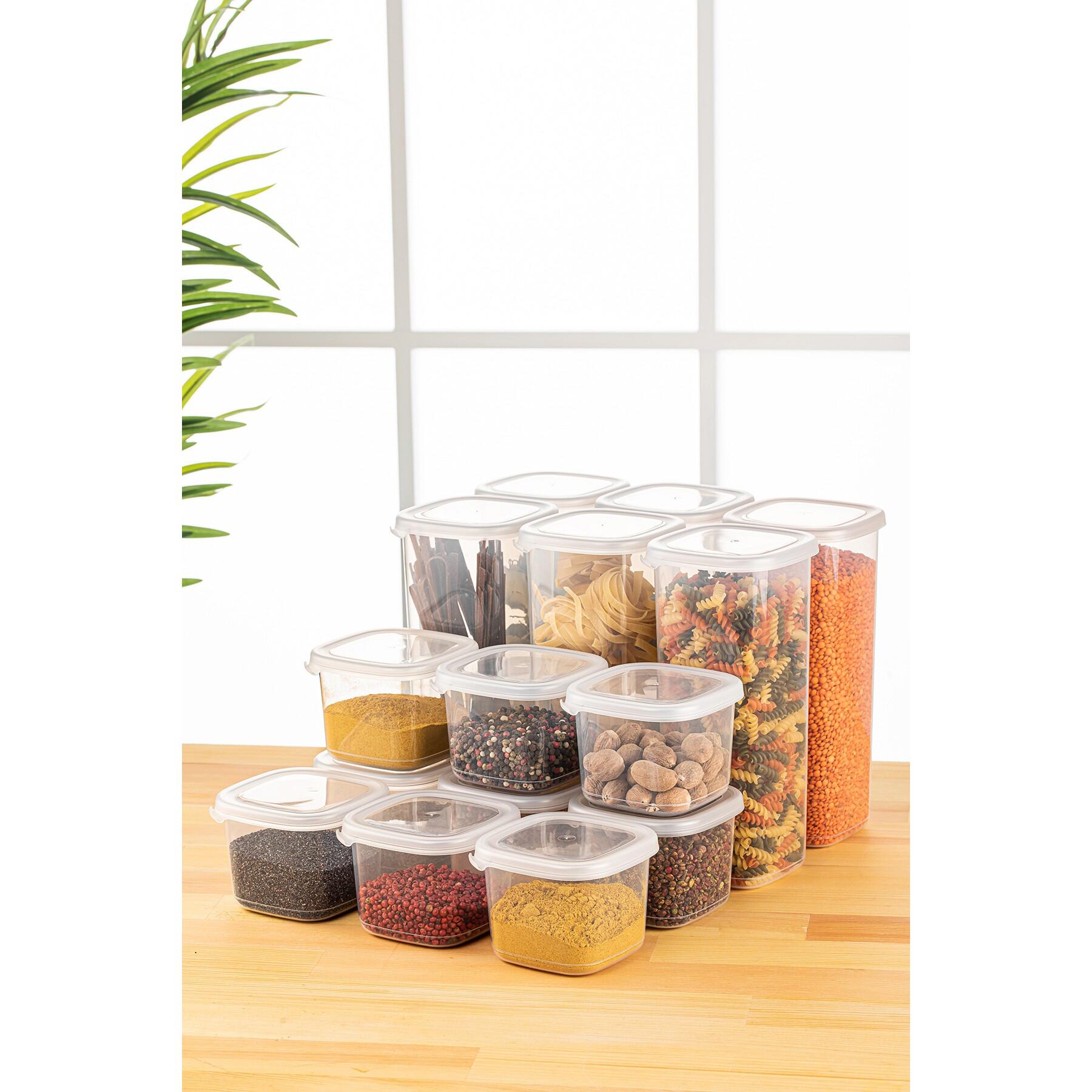 HermiaConcept Vorratsdosenset 15-tlg. weiß