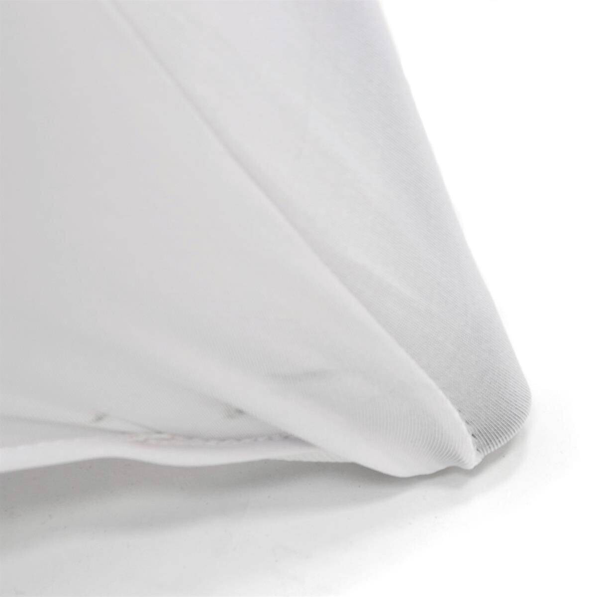 VCM Stehtisch weiß Metall H/D: ca. 110x80 cm