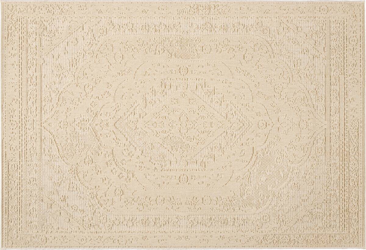 Webteppich Luxus beige B/L: ca. 120x170 cm