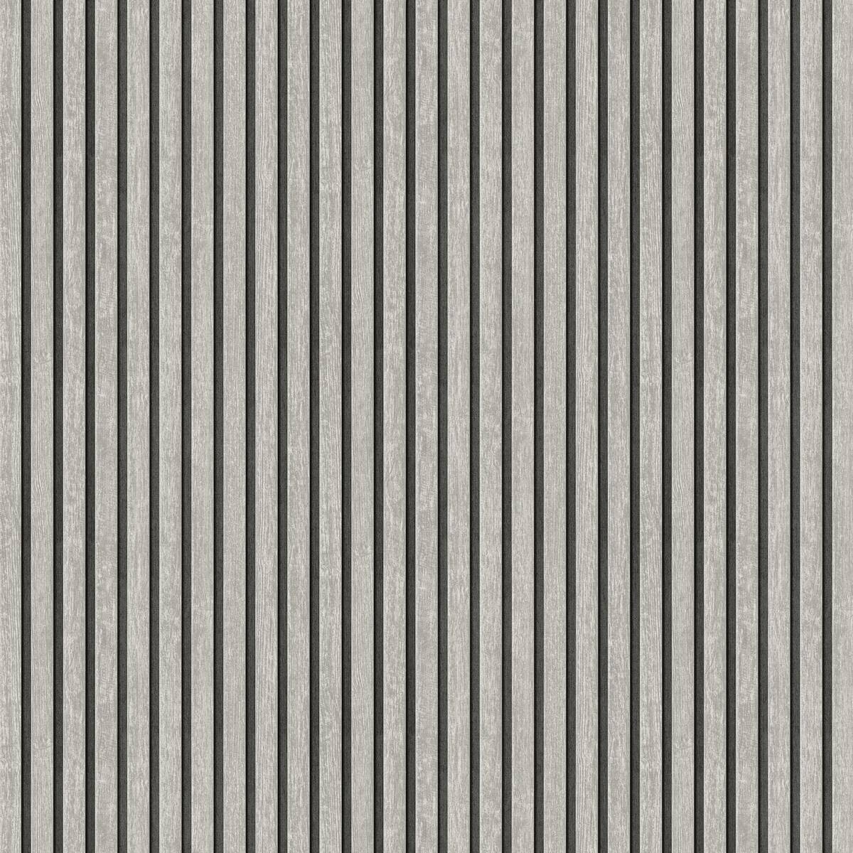 Vliestapete Akustikpaneel hellgrau B/L: ca. 53x1005 cm