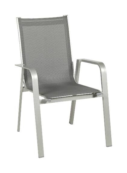 Acamp Stapelsessel Urban 4er Set Graphit Aluminium B/H/T: ca. 69x97x62 cm