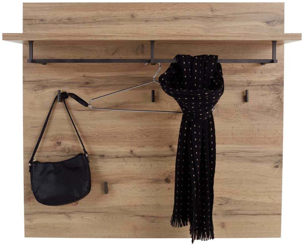 Garderobenpaneel Venedig Eiche Wotan Nachbildung B/H/T: ca. 90x84x28 cm