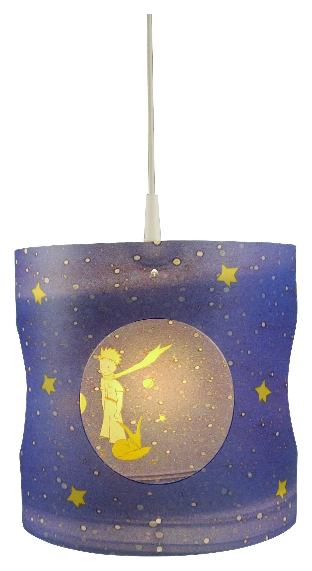 Niermann Dreh-Pendelleuchte Kleiner Prinz blau Kunststoff D: ca. 25 cm E27 1 Brennstellen