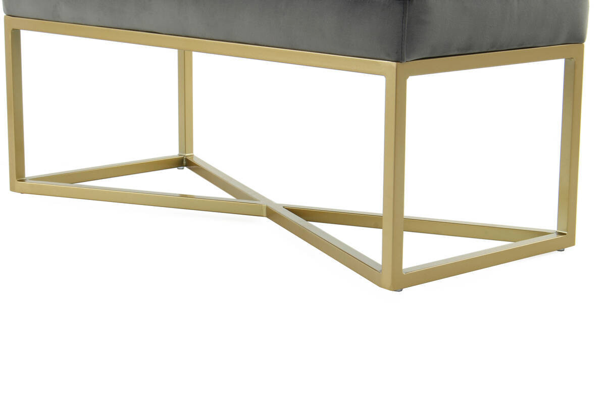 Sitzbank Diaz 101 grau B/H/T: ca. 40x40x90 cm