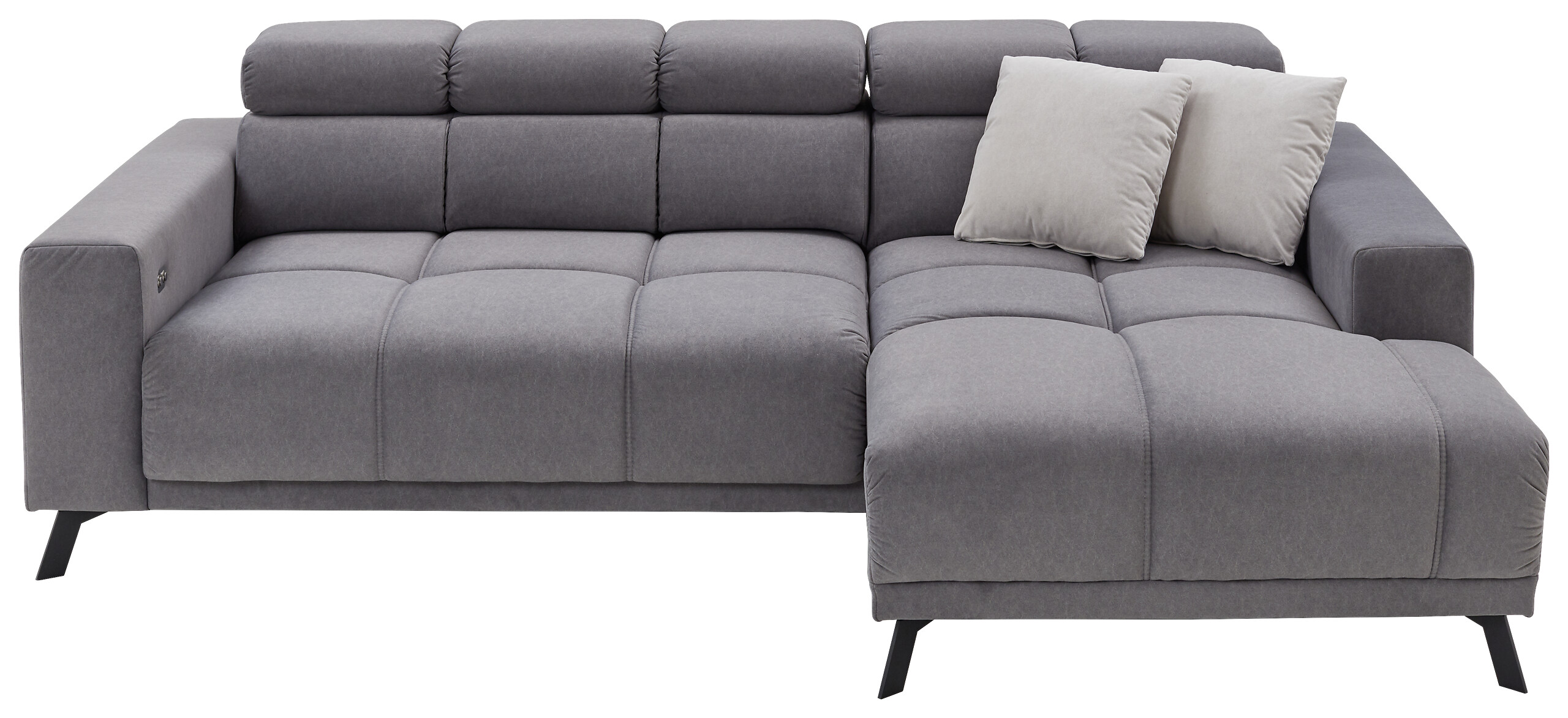 Ecksofa mit elektrischer Sitztiefenverstellung B/H/T: ca. 247x99x170 cm