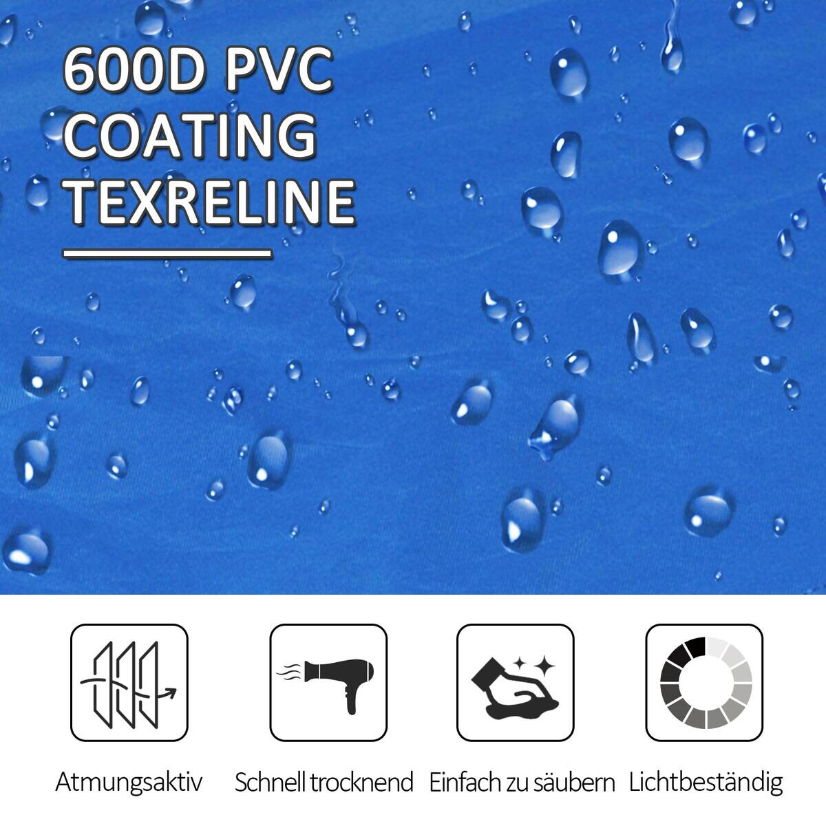 Outsunny Campingartikel B/H/L: ca. 125x193x40 cm