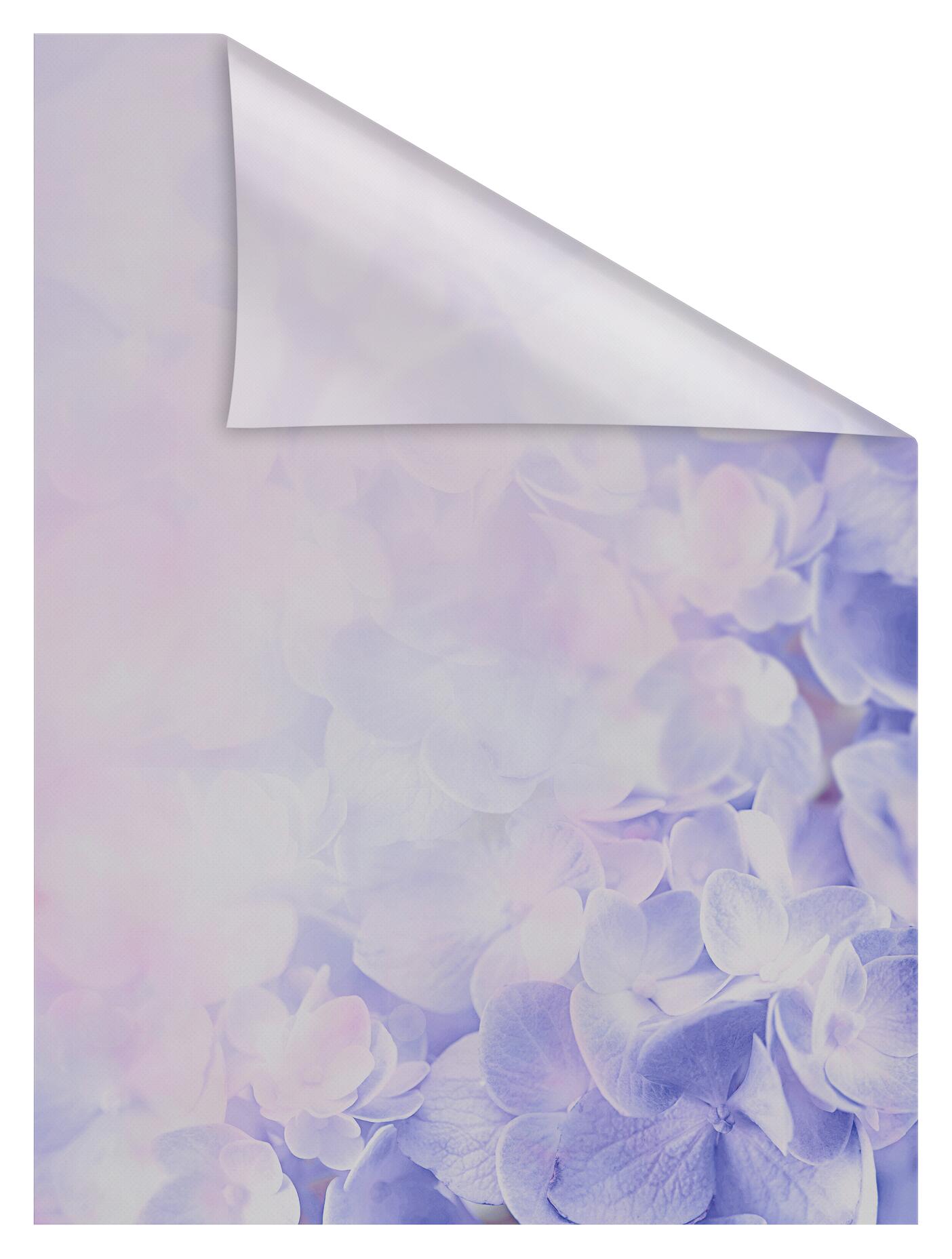 LICHTBLICK Fensterfolie Hortensie Blüten Hortensie pastell lila B/L: ca. 50x50 cm