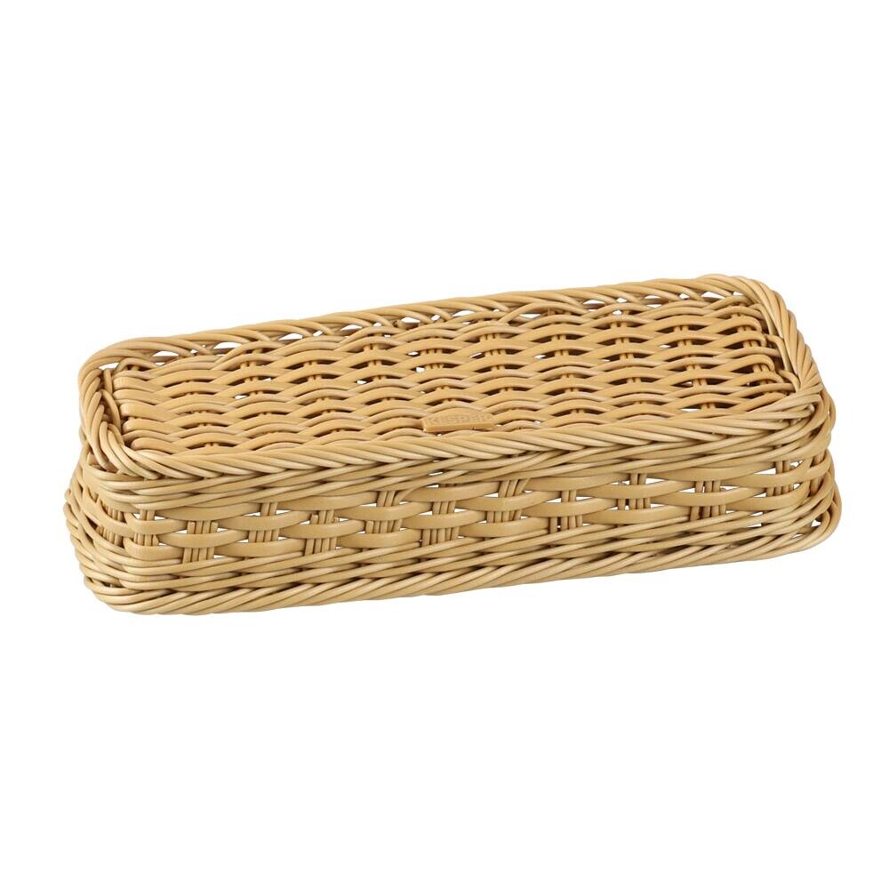 Kesper Brot und Obstkorb weiß Kunststoff B/H/L: ca. 23,5x30,5x21 cm