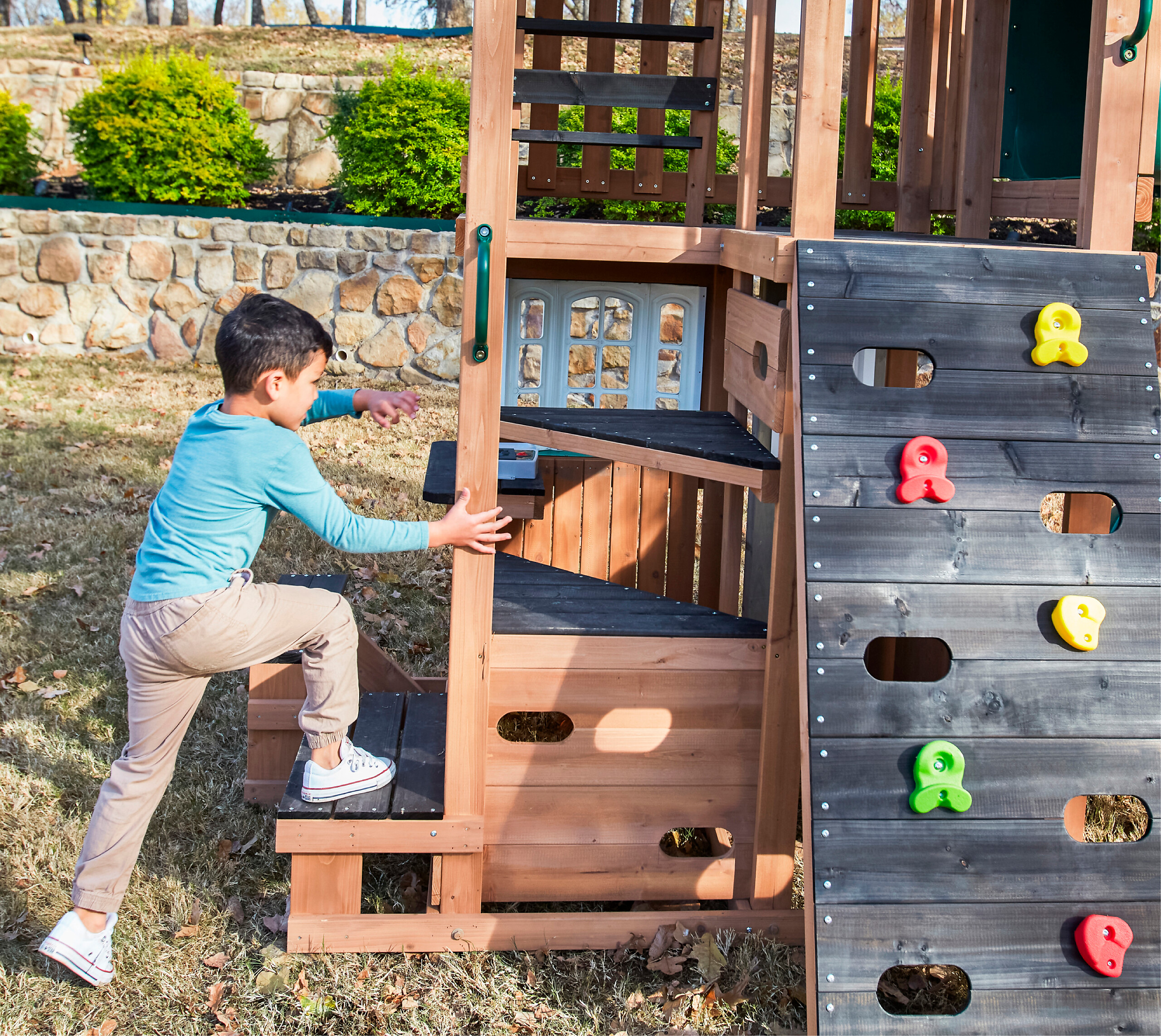 Zwerkules Spielturm Ramba natur B/H/L: ca. 295x380x195 cm