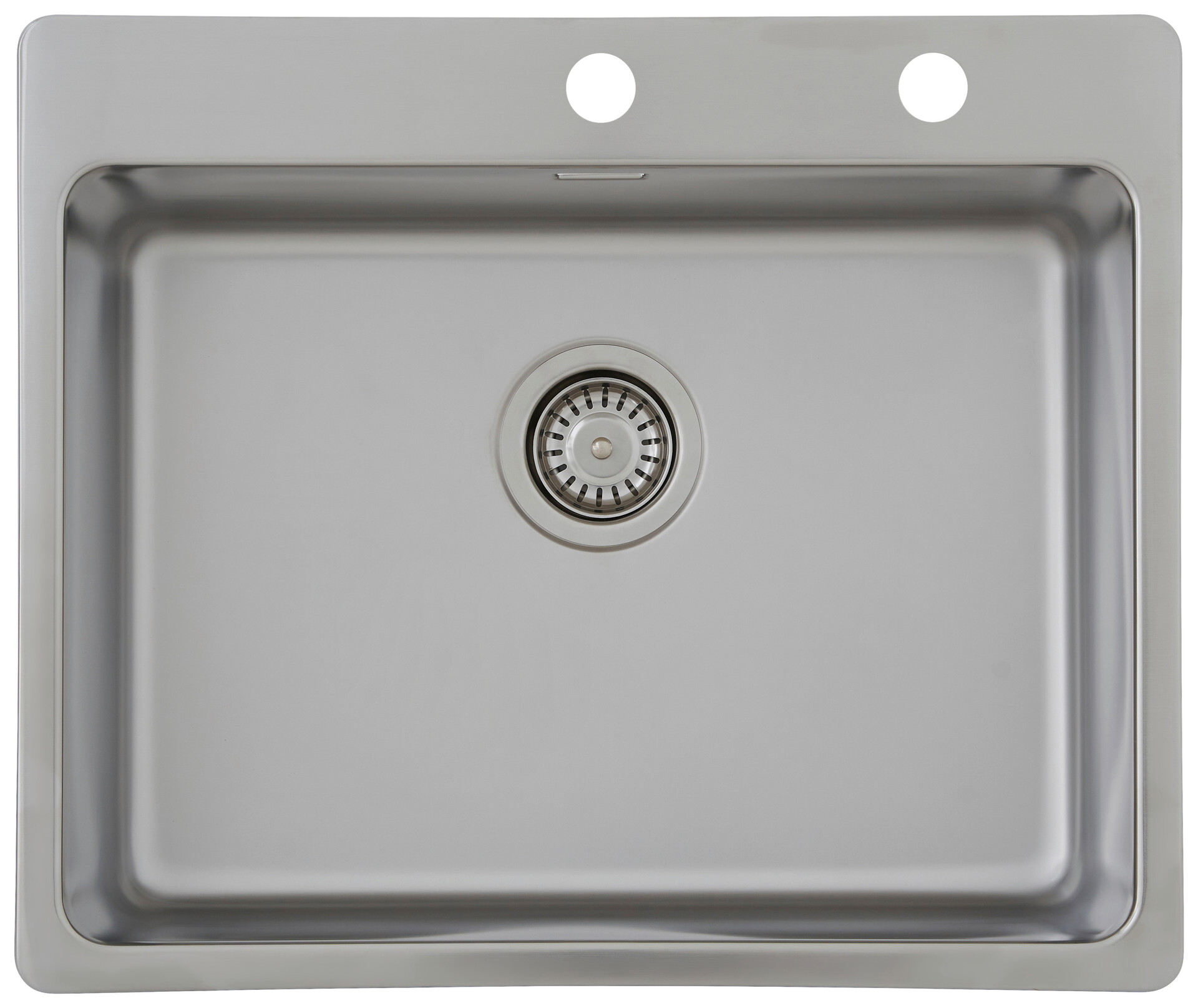 Respekta Einbauspüle Chicago 60 x 50 Edelstahl B/H/T: ca. 50x60x22,5 cm