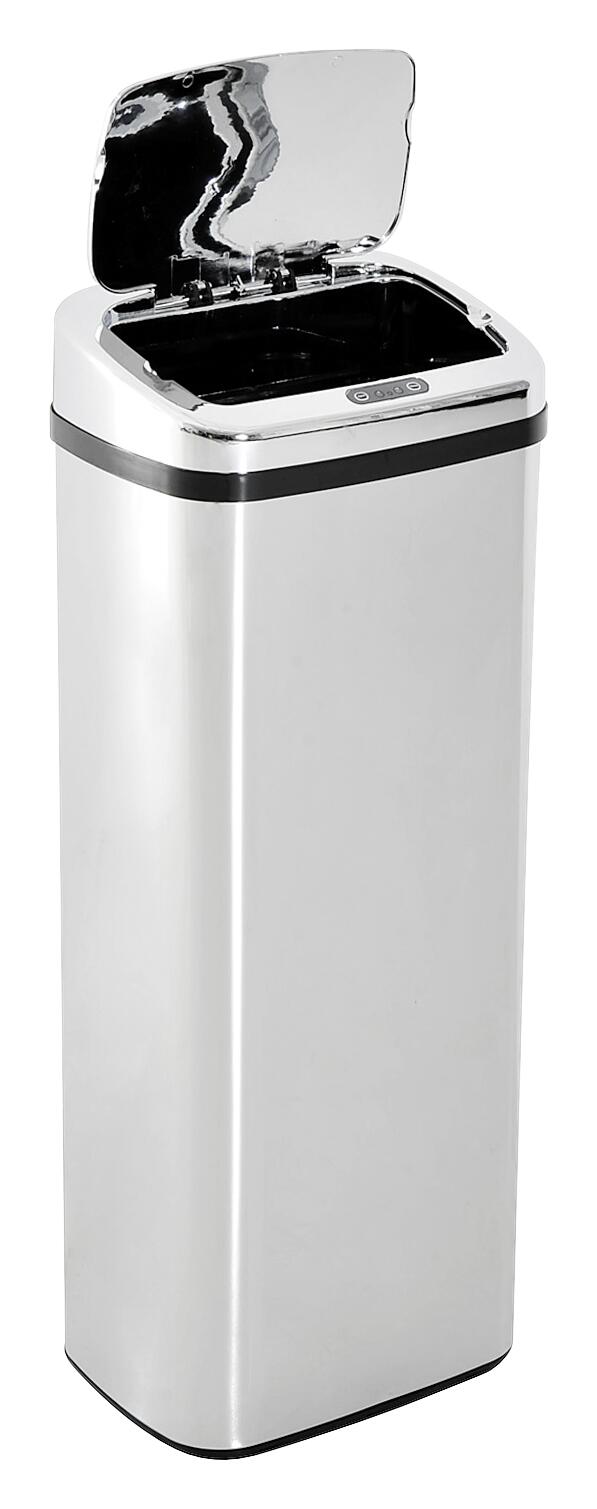 HOMCOM Mülleimer mit Sensor silber B/H/L: ca. 25x84x33 cm