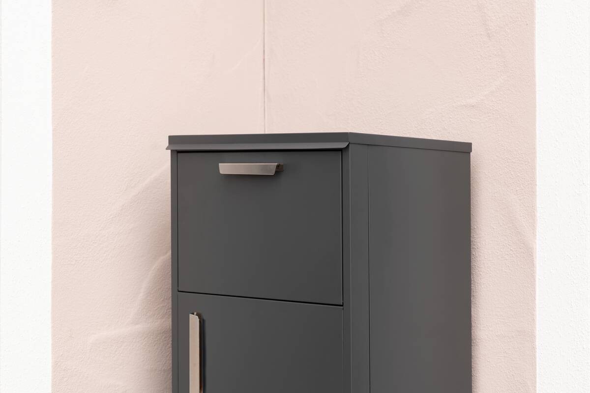 Westmann Paketbox Pepe anthrazit B/H/T: ca. 50x114x39 cm