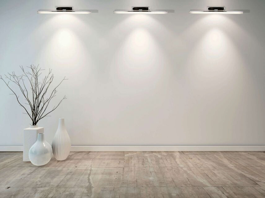 Näve Leuchten LED Wandleuchte NV1168542 Chrom Metall Kunststoff B/H/T: ca. 5x8x32 cm 1 Brennstellen