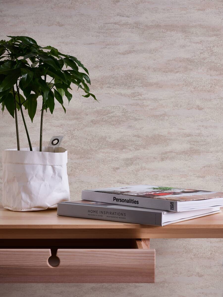 A.S.Creation Vliestapete Attractive 2 Putzoptik weiß B/L: ca. 53x1005 cm