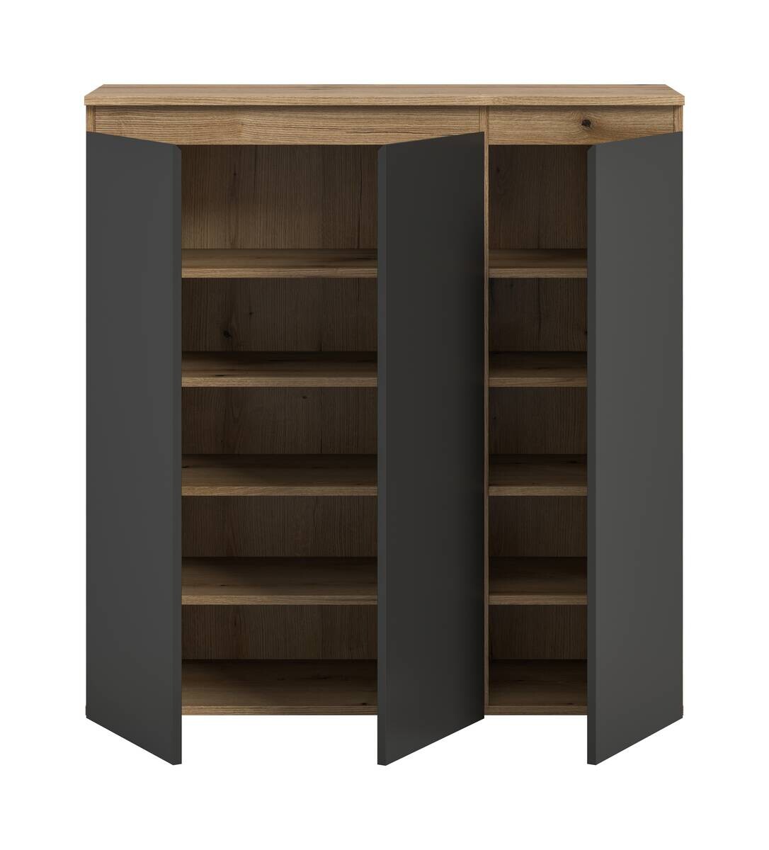 Schrank SCARPA Evoke Oak Nachbildung anthrazit B/H/T: ca. 105x111x37 cm
