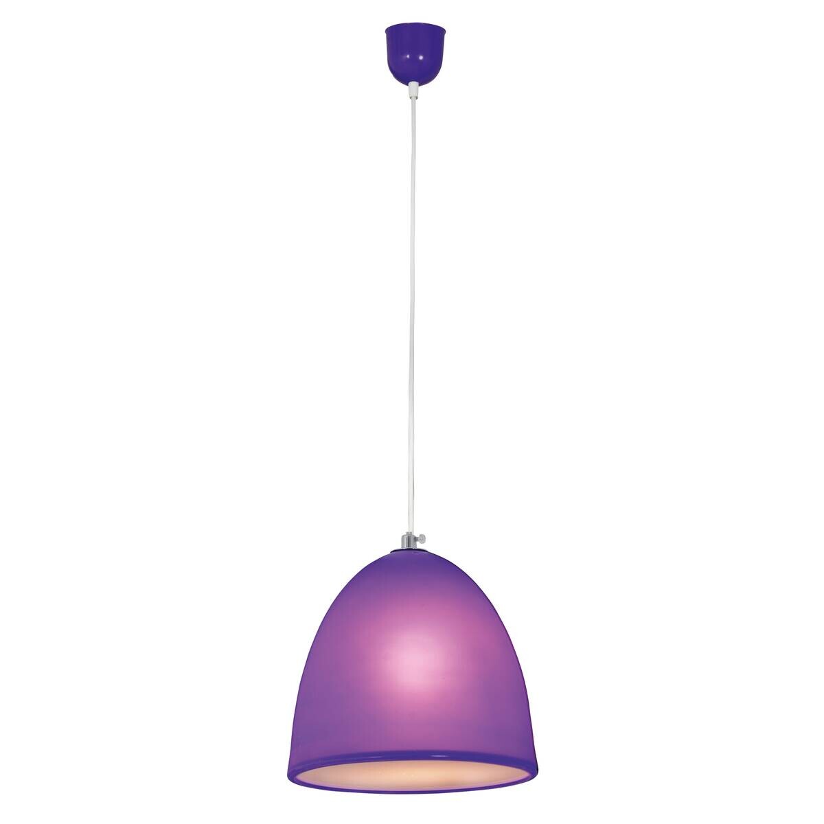 Näve Leuchten Pendelleuchte 6063524 violett Kunststoff B/H/T: ca. 25x110,8x25 cm E27 1 Brennstellen