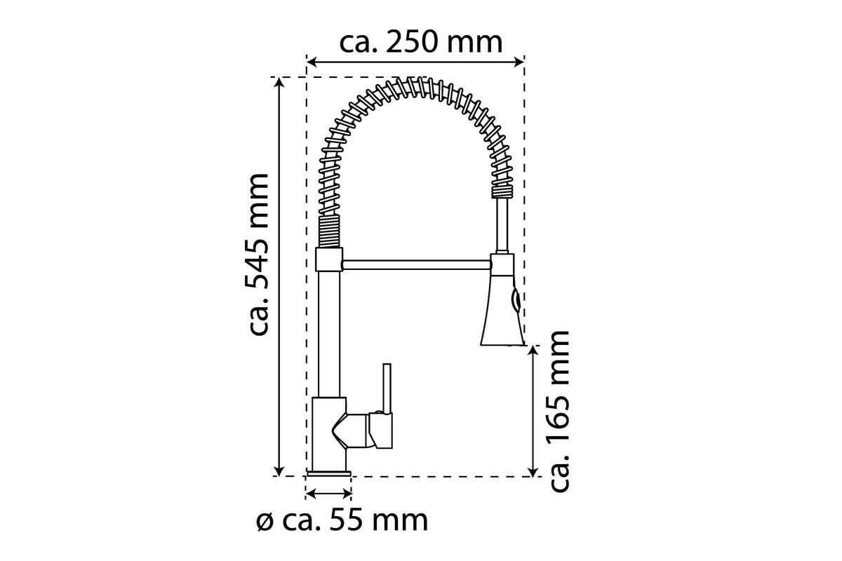 Spültisch-Armatur Leon Chrom
