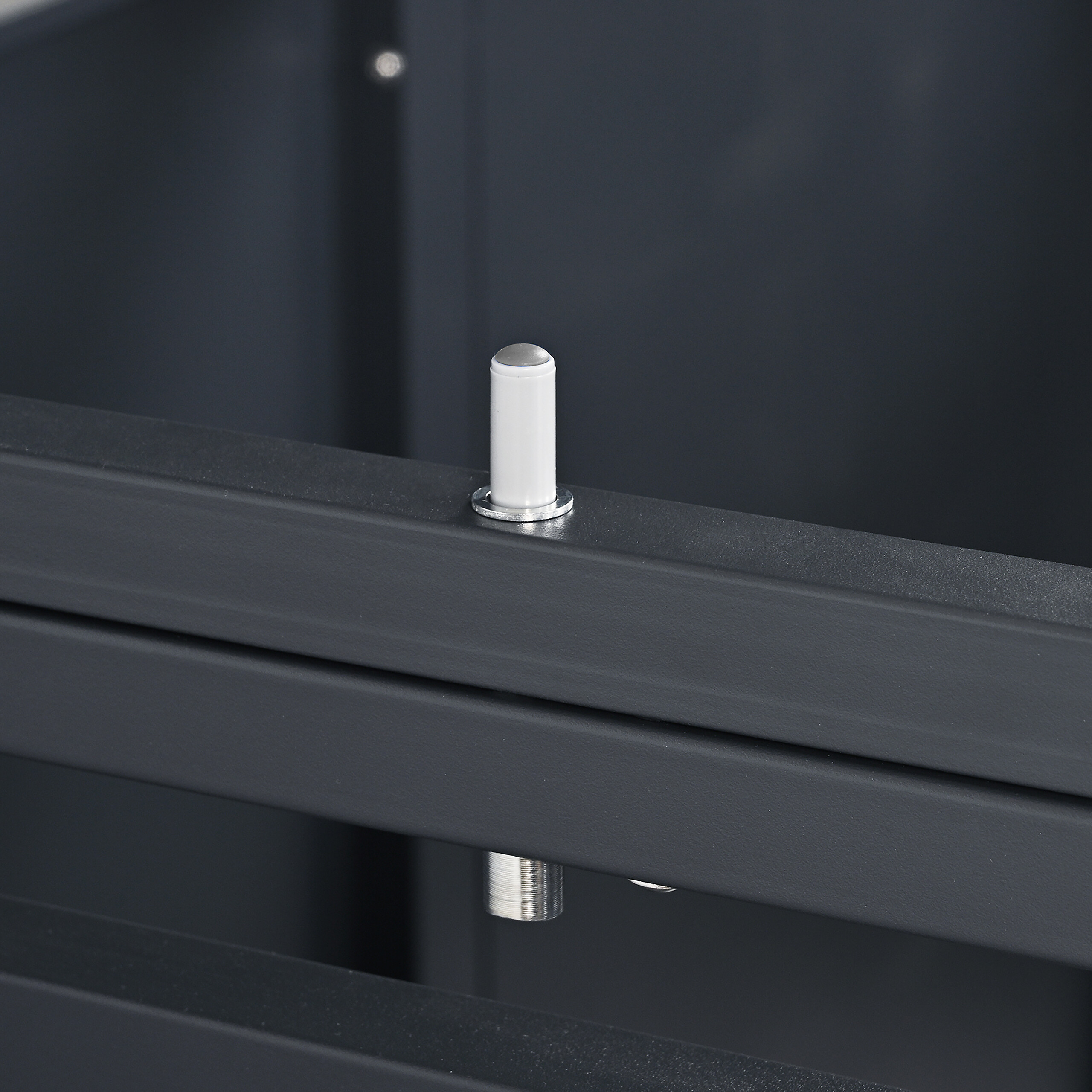 Westmann Mülltonnenbox Status anthrazit B/H/L: ca. 330x116x80 cm