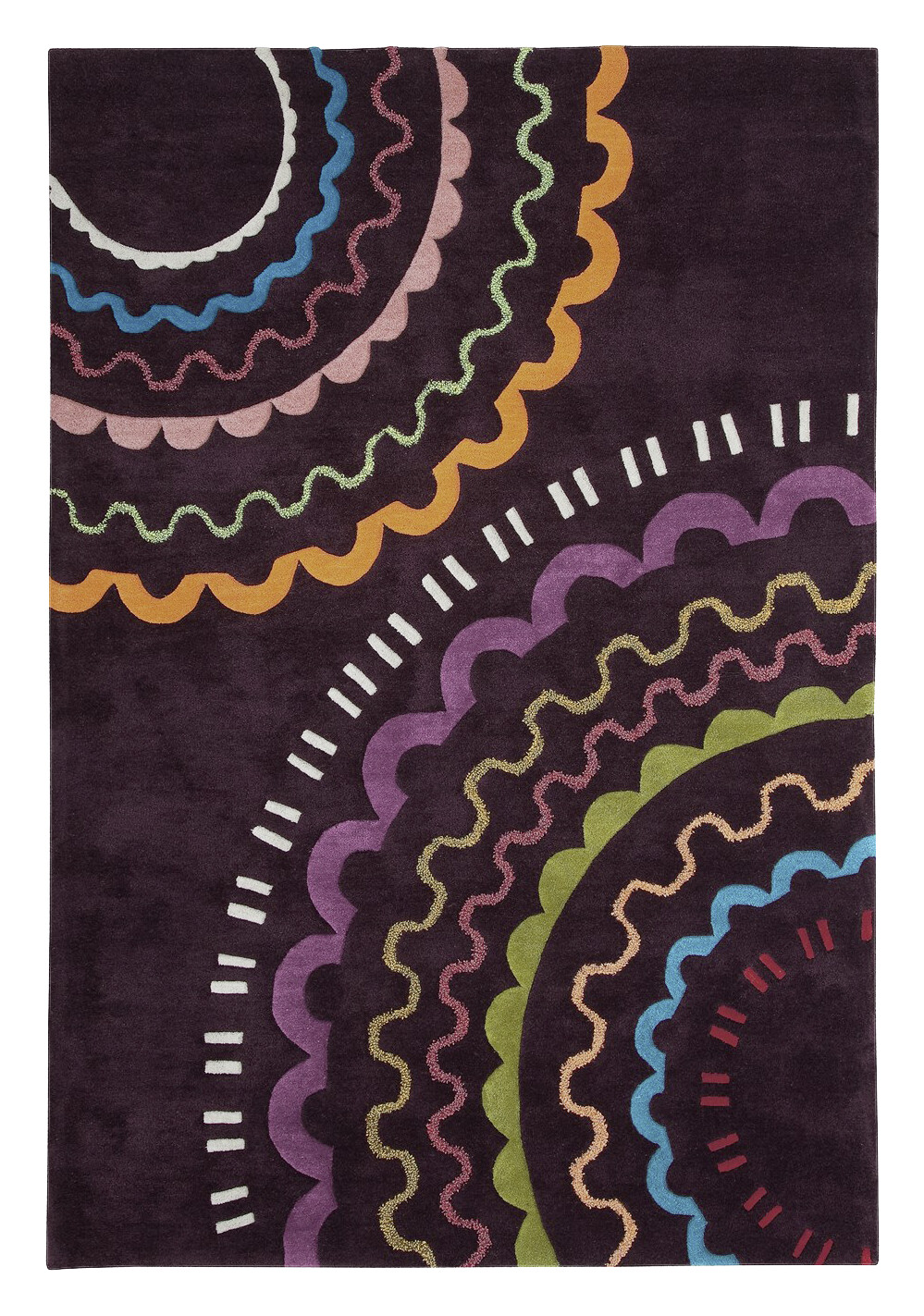 Arte Espina Kurzflorteppich Spirit 3086 violett B/L: ca. 140x200 cm