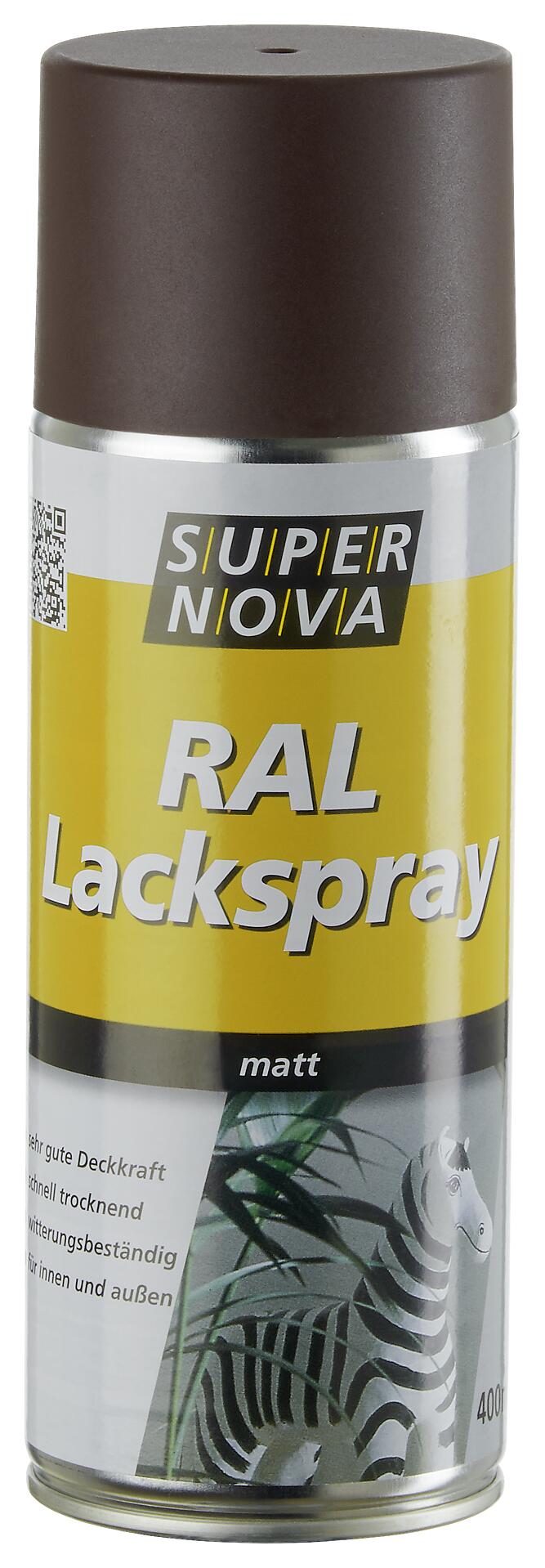 Super-Nova Lackspray schokobraun matt ca. 0,4 l