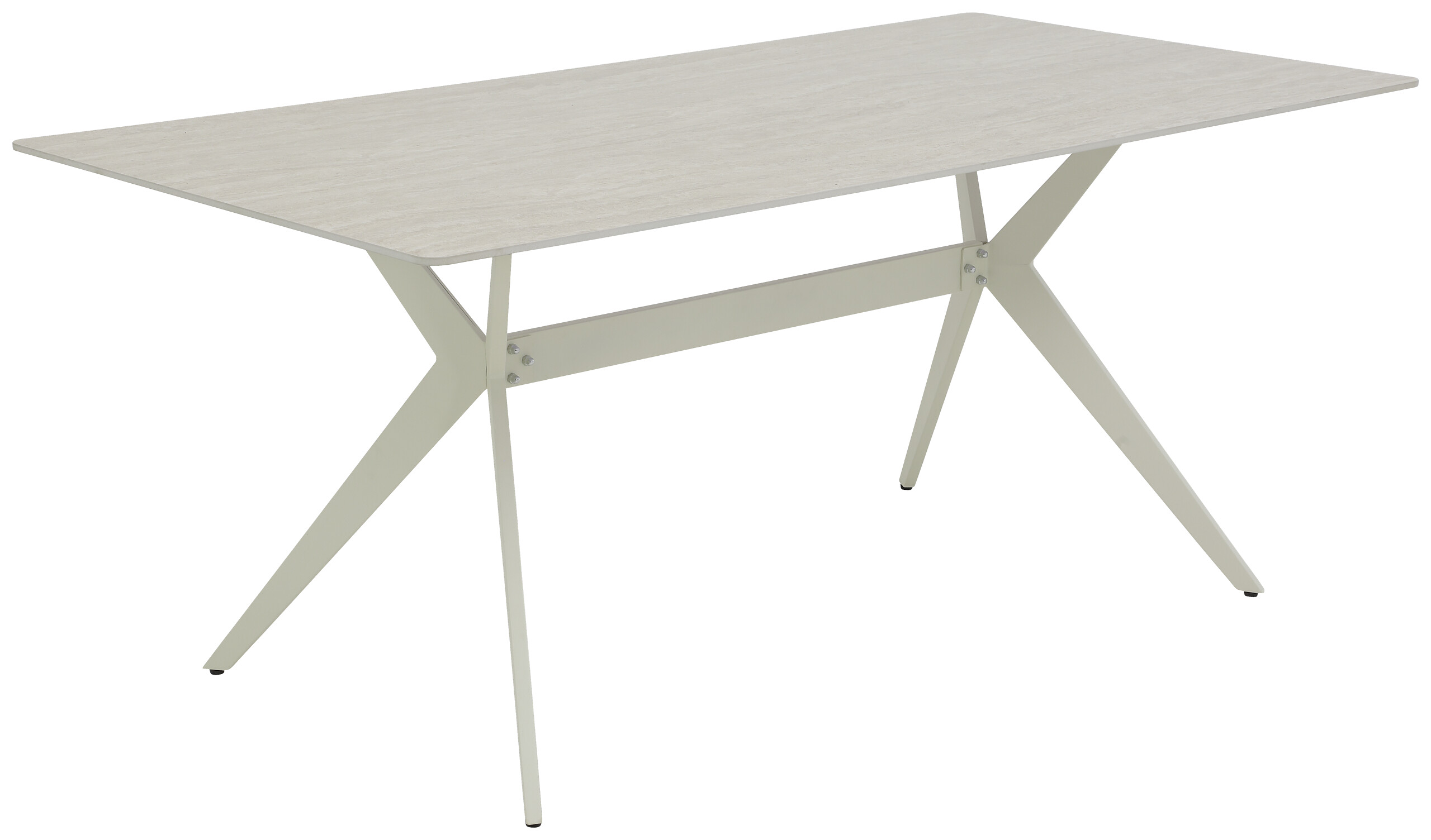 Esstisch Paccino II Marmoroptik weiß B/H/T: ca. 180x76x90 cm