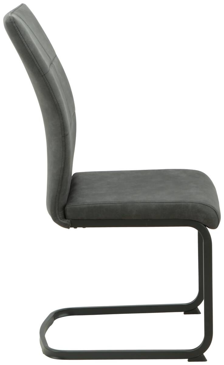 Schwingstuhl Melanie anthrazit Microfaser B/H/T: ca. 43x98x60 cm