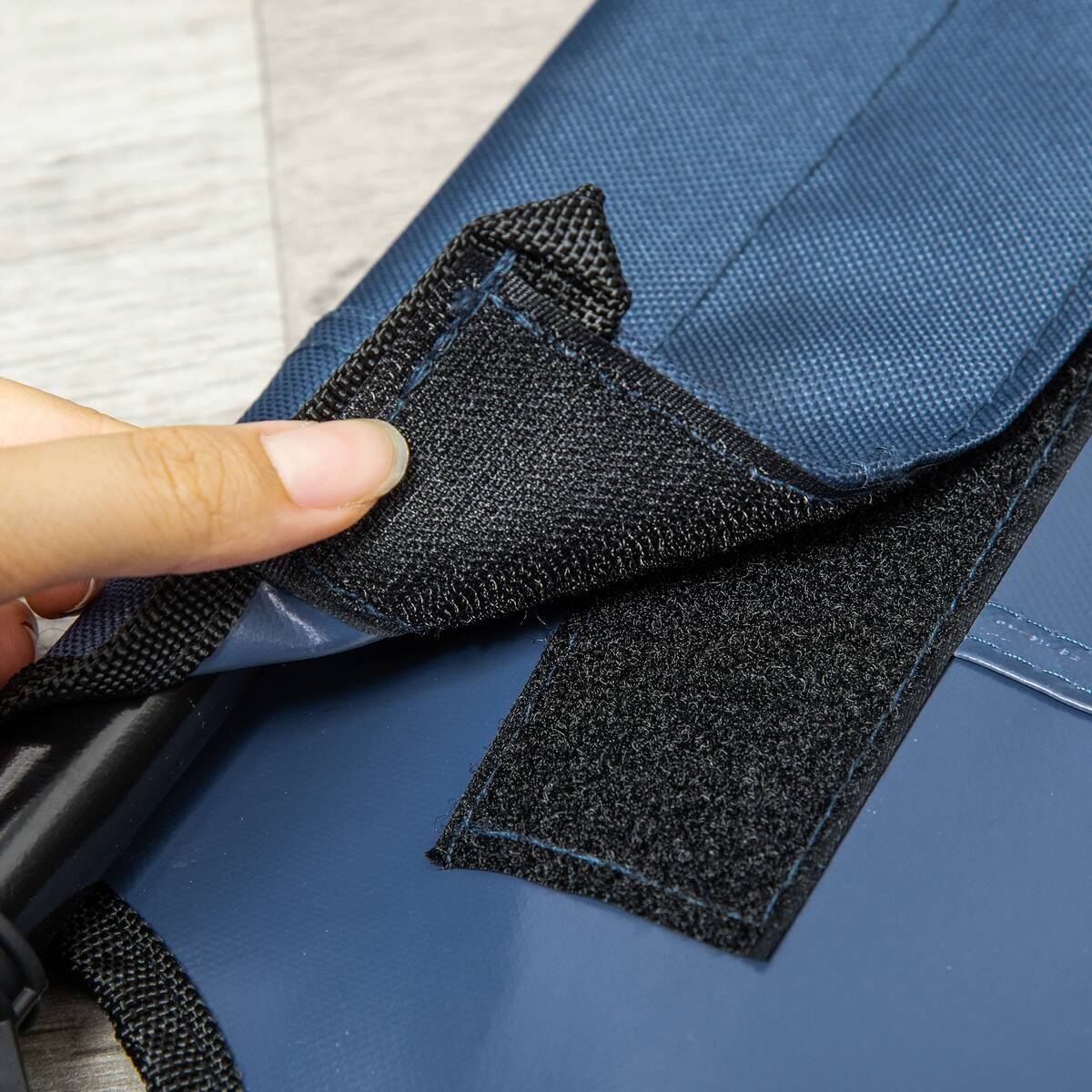 PawHut Hunde-Zubehör schwarz Edelstahl B/H/L: ca. 92x122x23 cm