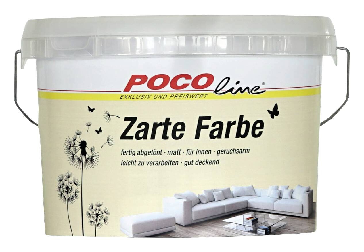 POCOline Raumfarbe Zarte Farben Vanilleblüte ca. 10 l