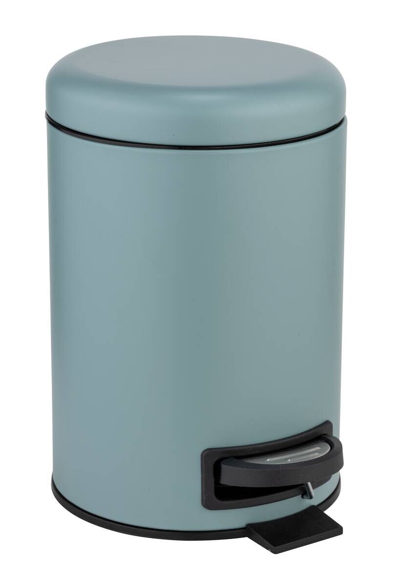 Kosmetikeimer blaugrau Edelstahl ca. 3 l