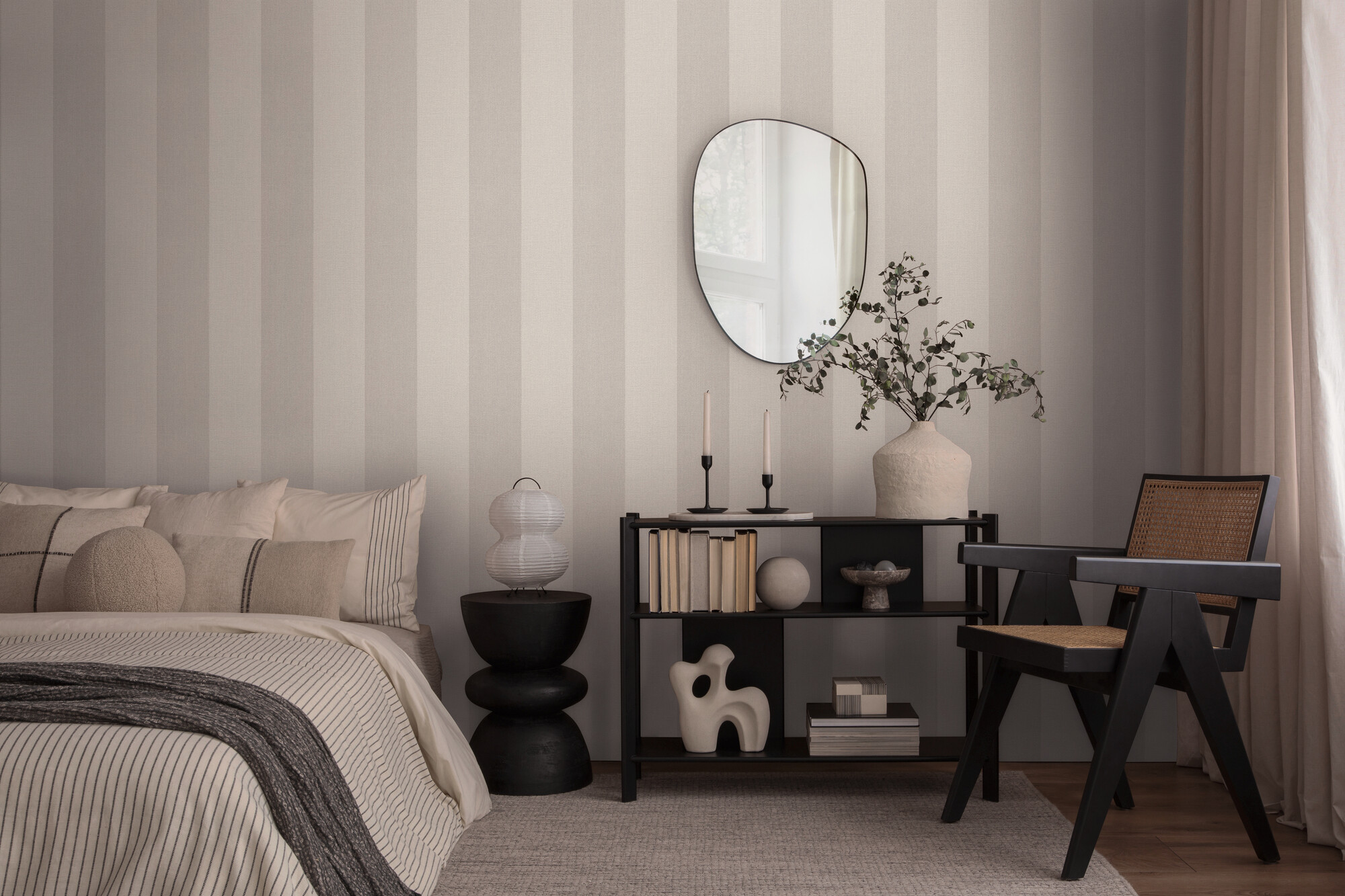 A.S.Creation Vliestapete grau creme B/H/D: ca. 53x1005x9,8 cm