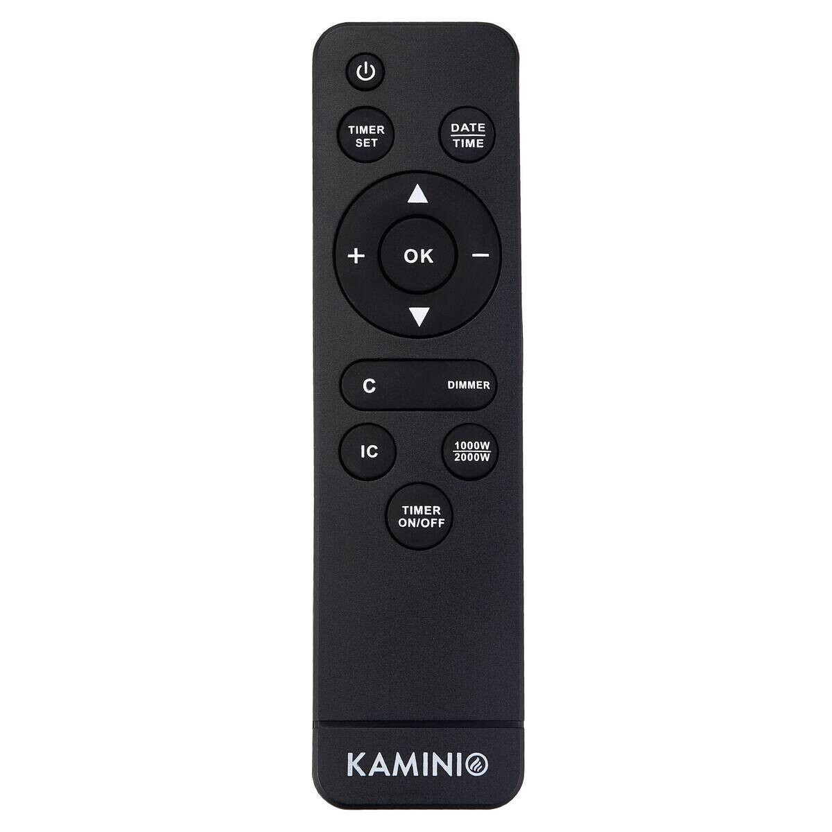 KAMINIO Elektrischer-Kamin HENRI weiß Metall B/H/T: ca. 48x117,2x21,7 cm ca. 2000 W