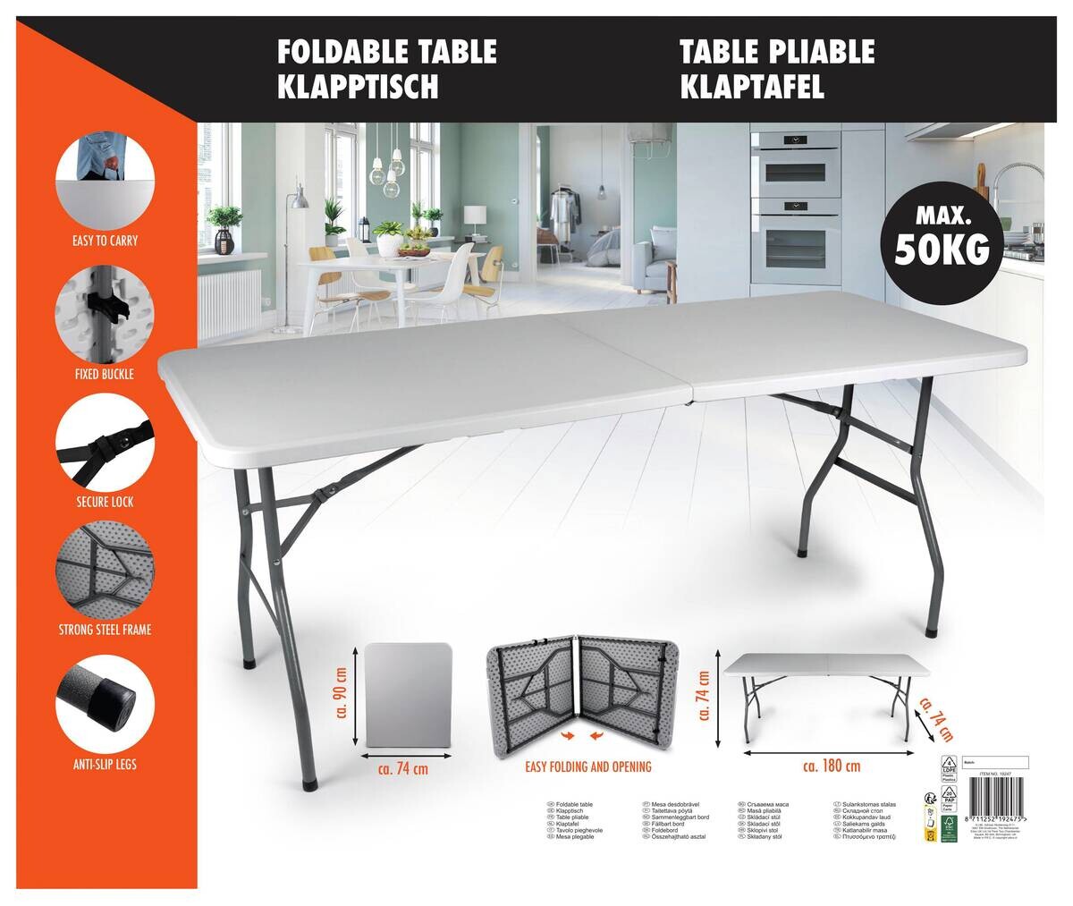 Tisch weiß Kunststoff