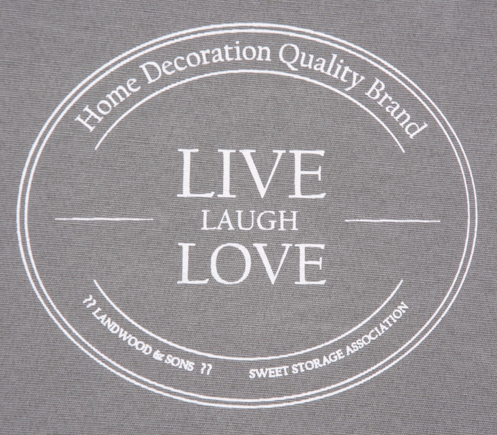 Motivbox Live anthrazit B/H/T: ca. 32x32x32 cm