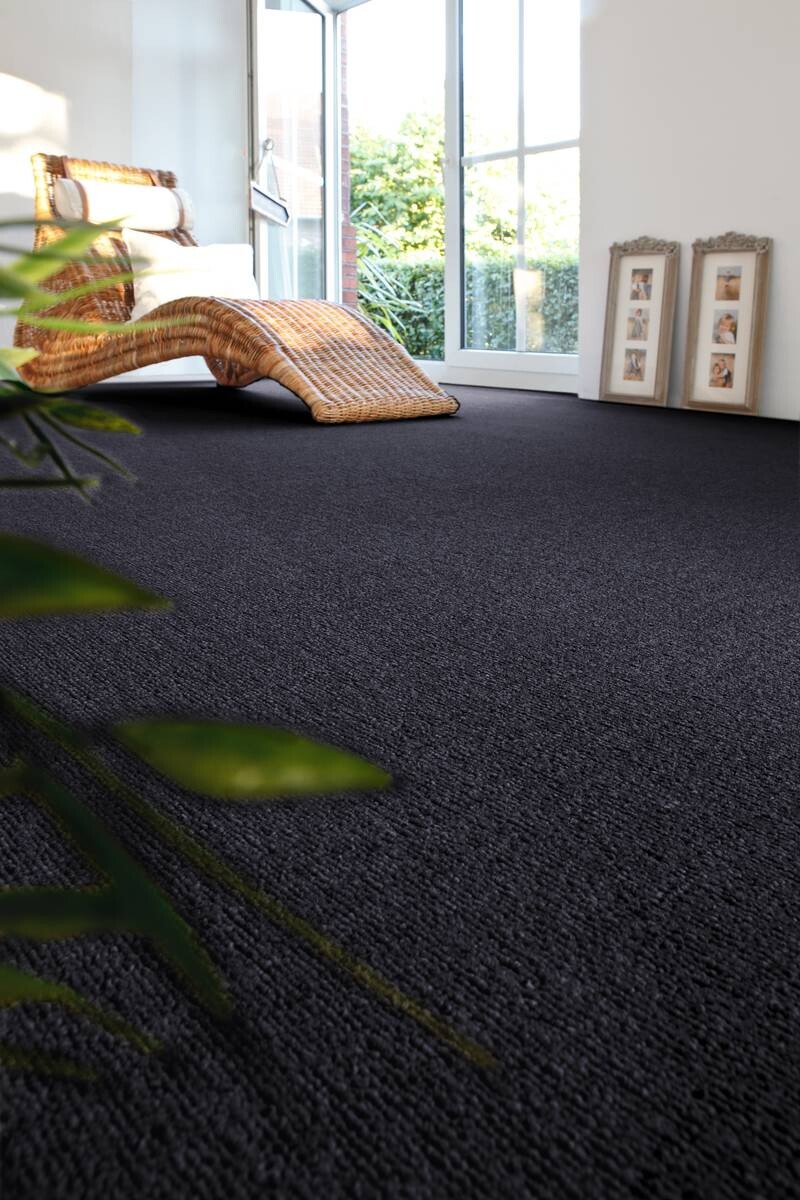 Teppichboden Mirabell anthrazit B/L: ca. 200x300 cm pro Stück