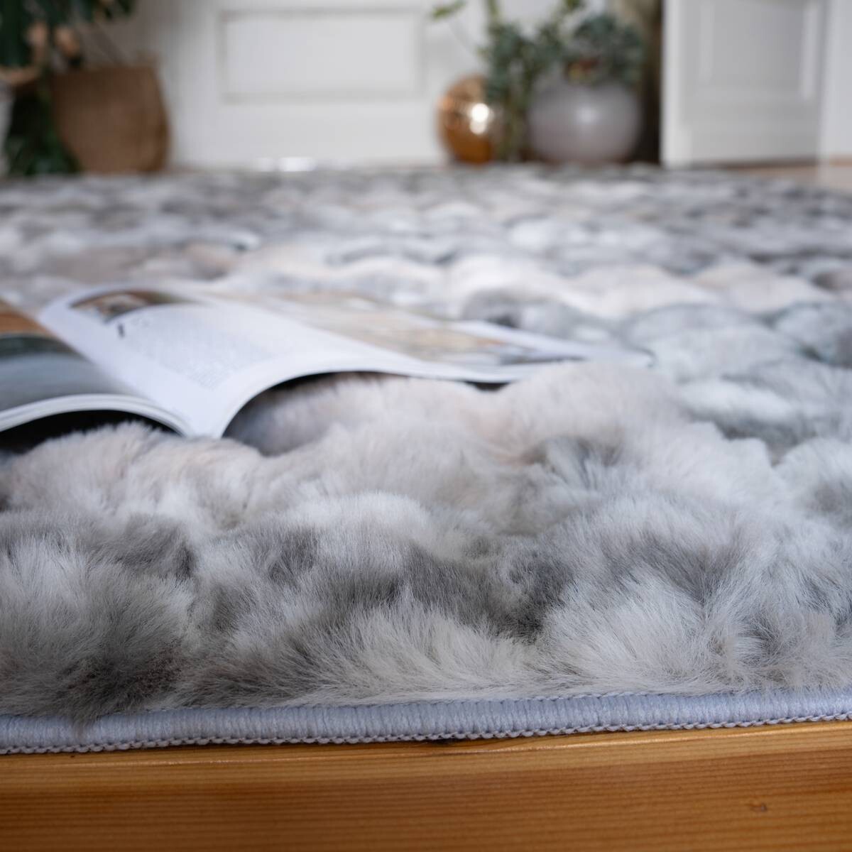 Obsession Teppich My Chromatica grau B/H/T/L/D: ca. 40x4,3x0x60x0 cm