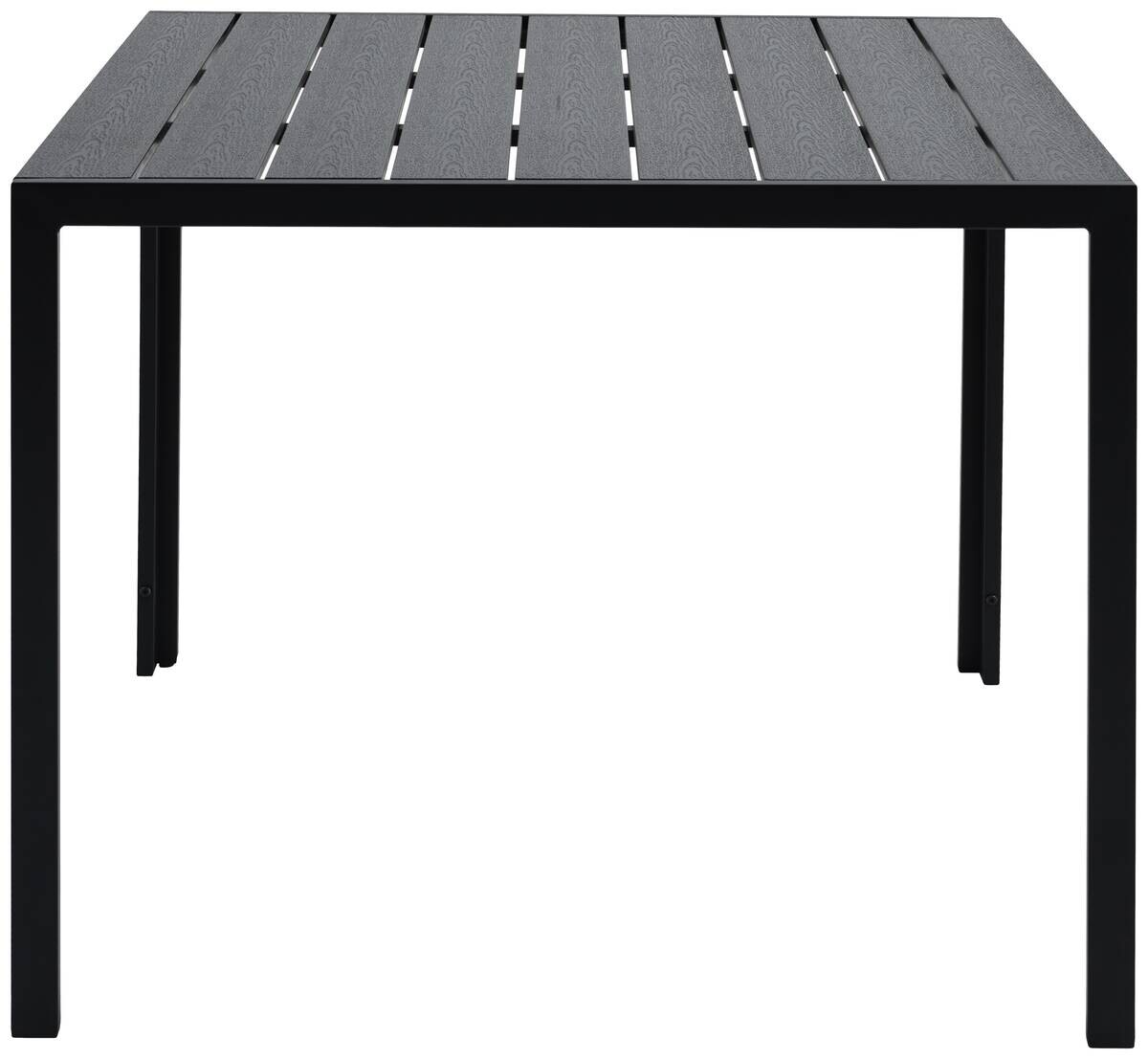 POCOline Gartentisch Mila schwarz Alu B/H/L: ca. 90x74x90 cm