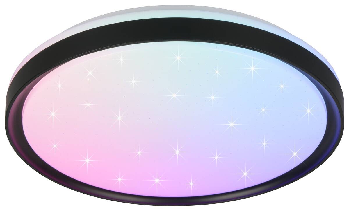 Reality Leuchten LED-Deckenleuchte Solit mattschwarz B/L: ca. 7x39 cm