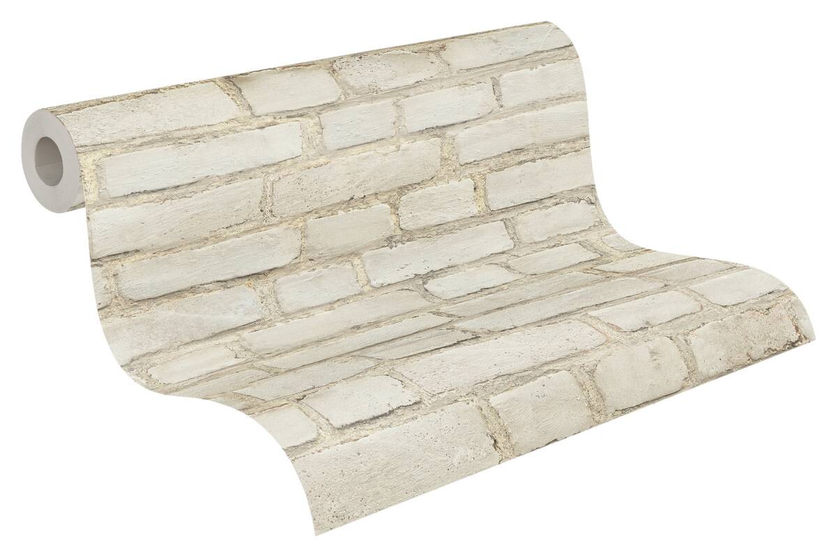 Vliestapete Steine beige B/L: ca. 53x1005 cm