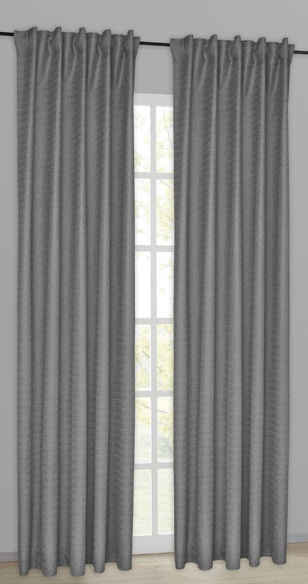 silver edition Kombivorhang Susan anthrazit B/L: ca. 140x245 cm