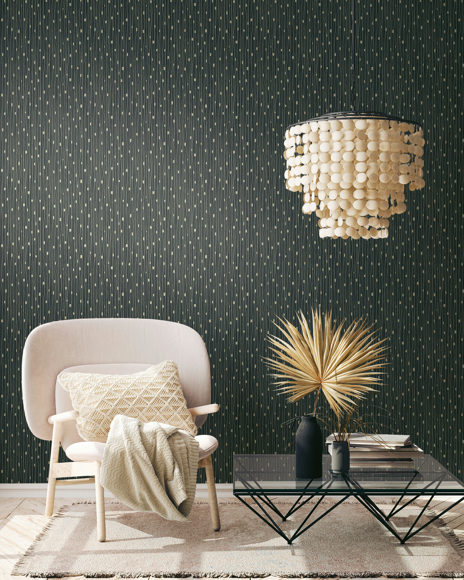 A.S.Creation Vliestapete schwarz silber gold B/H/D: ca. 53x1005x8,3 cm