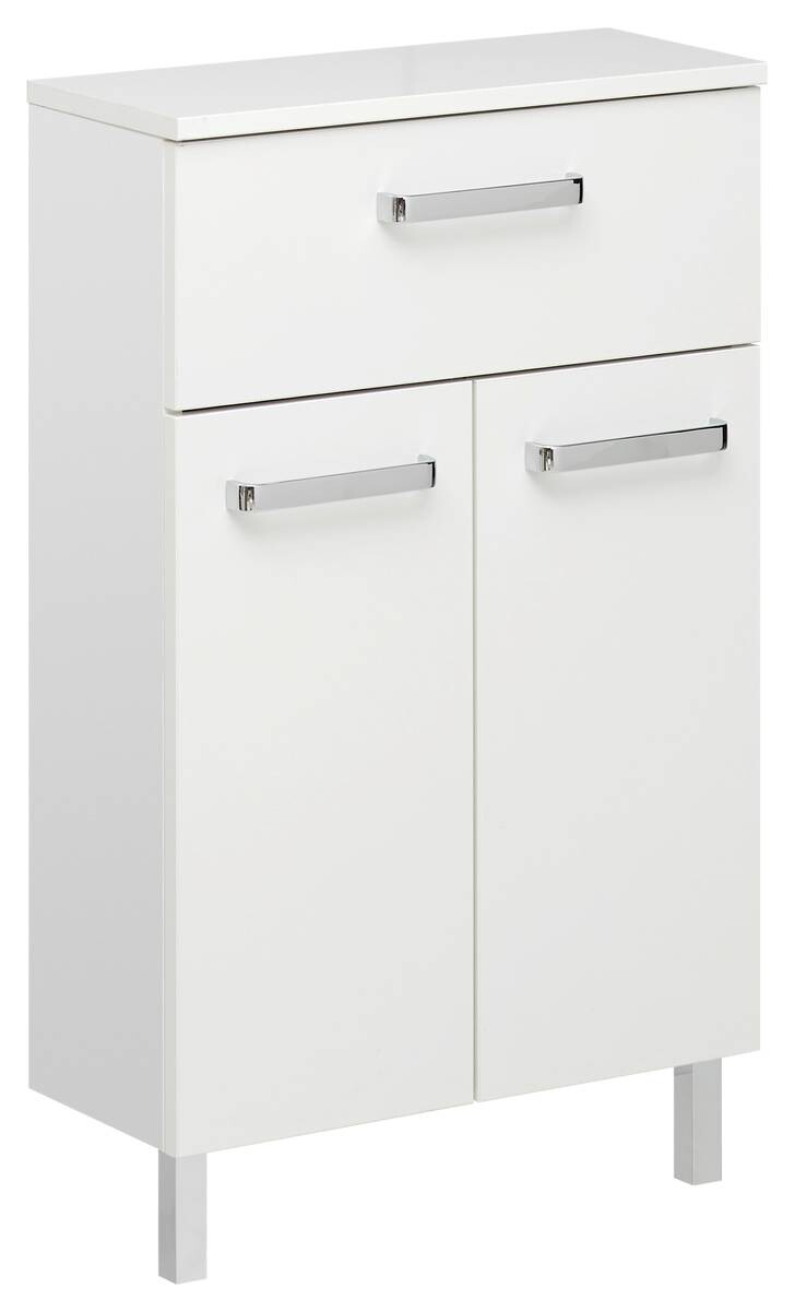 Unterschrank Quickset 312 weiß glanz B/H/T: ca. 50x81x20 cm
