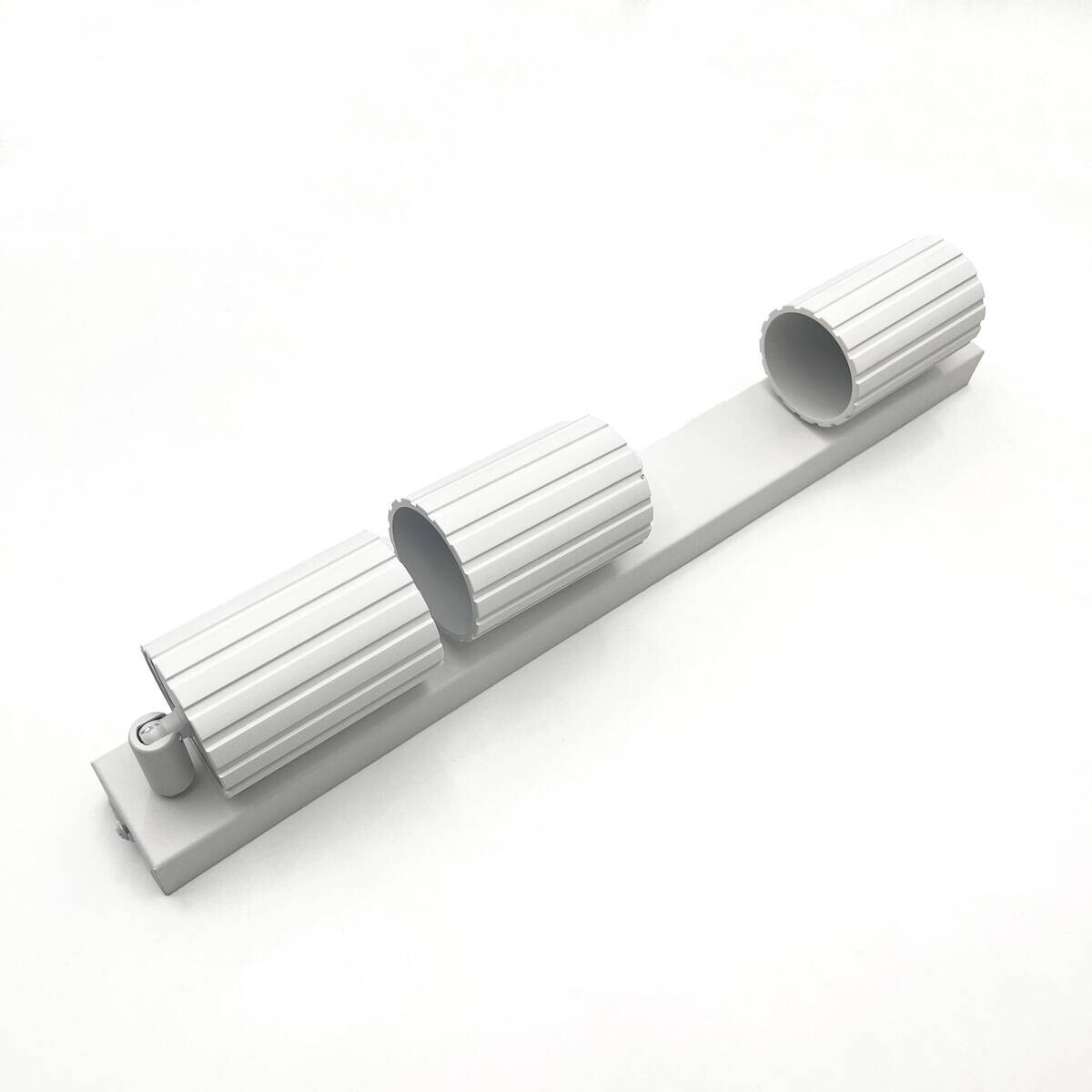 Lamkur Strahler Prisma weiß Stahl B/H/L: ca. 6,5x16,5x45 cm 3 Brennstellen